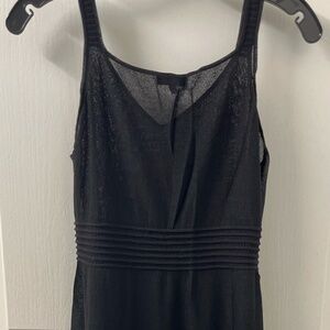 Eileen Fisher Black Knit Dress with Slip